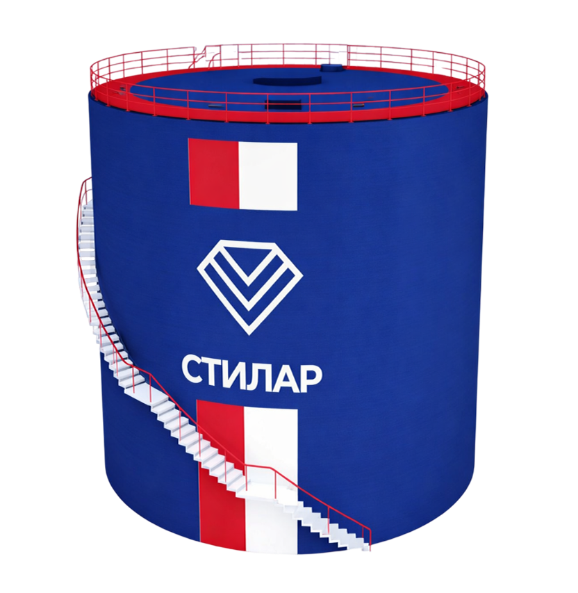 Цельносварной резервуар РВС для битума 75 м³ от завода-производителя